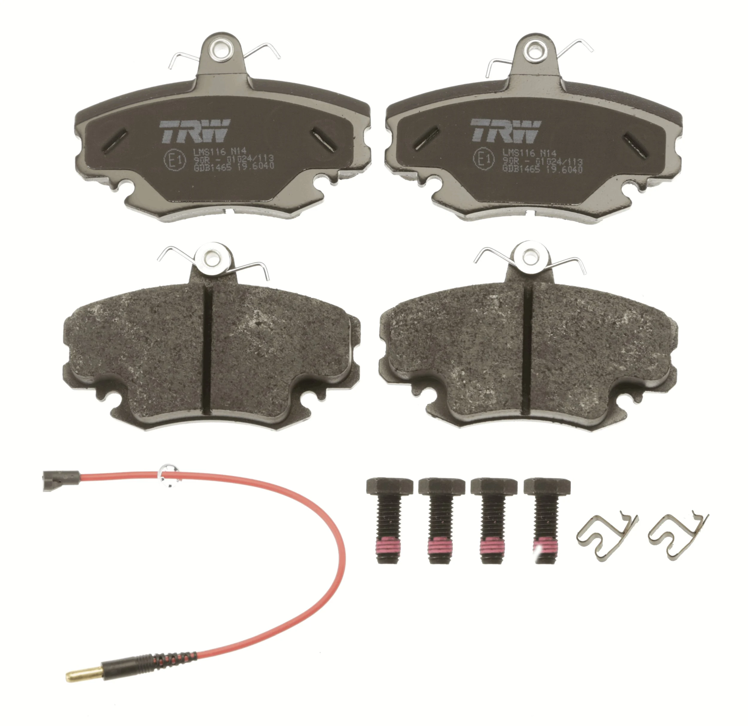 Brake Pad Set, disc brake COTEC GDB1465
