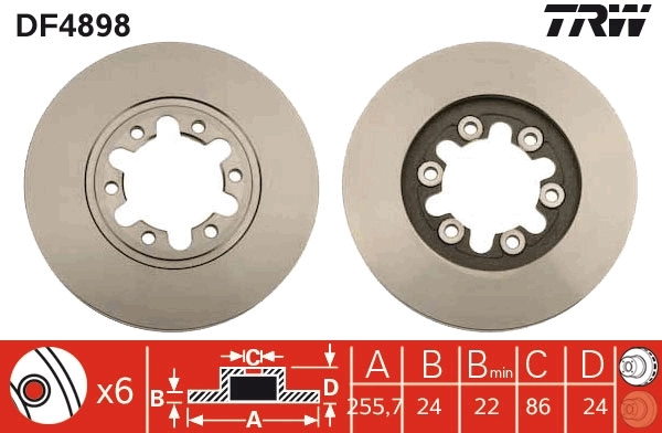 Brake Disc DF4898