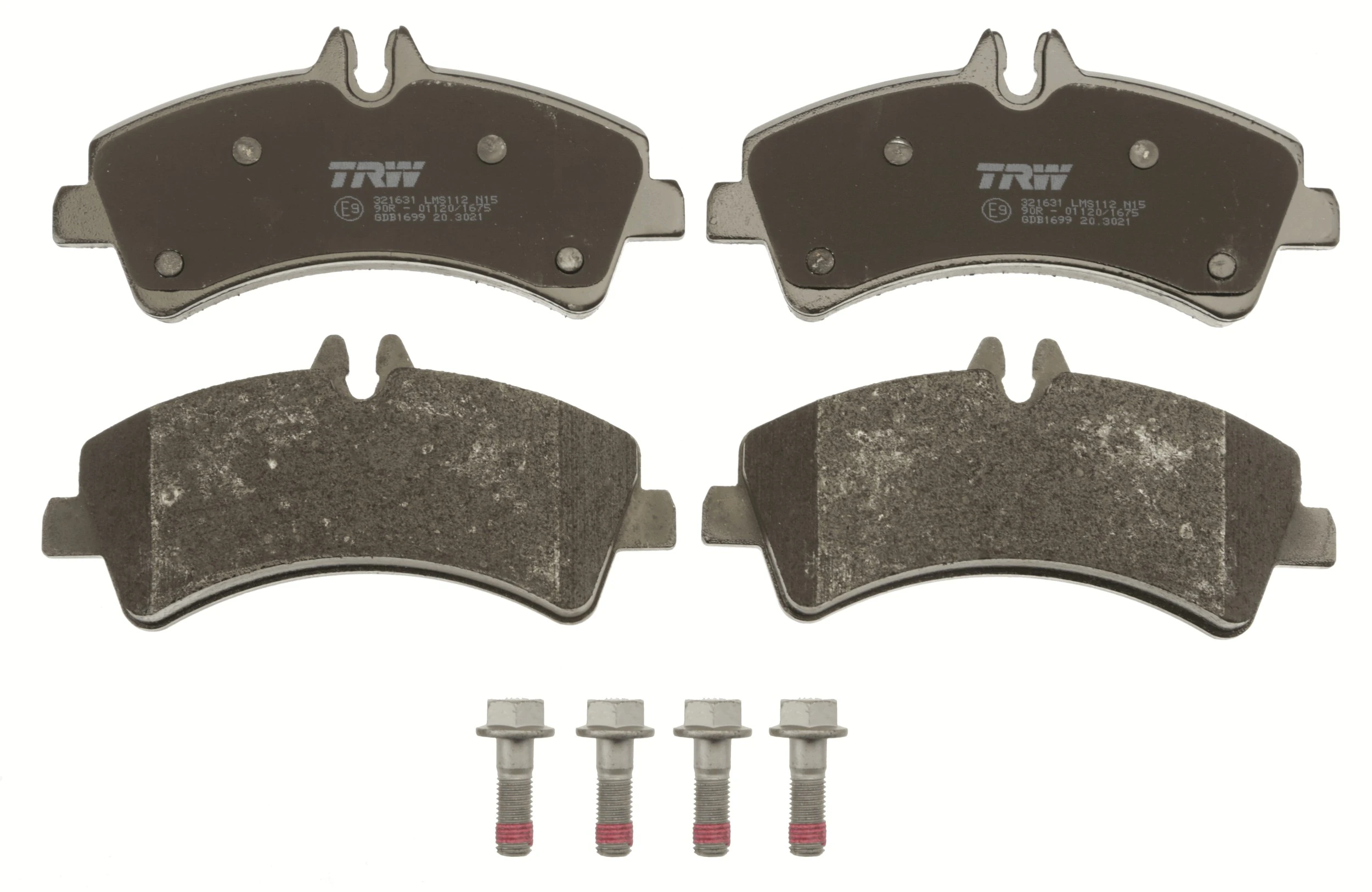 Brake Pad Set, disc brake COTEC GDB1699