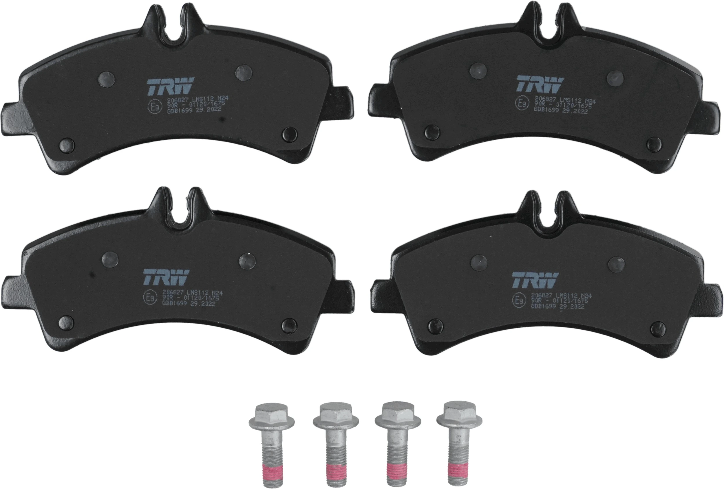 Brake Pad Set, disc brake COTEC GDB1699
