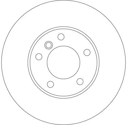 Brake Disc TRW SINGLE DF4248S