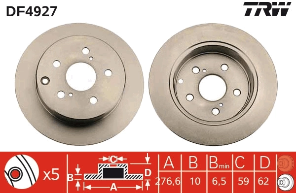 Brake Disc DF4927
