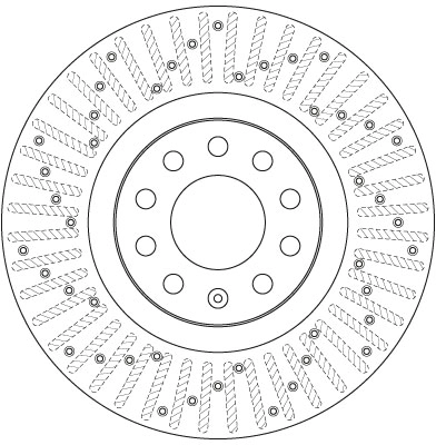 Brake Disc TRW SINGLE DF6189S