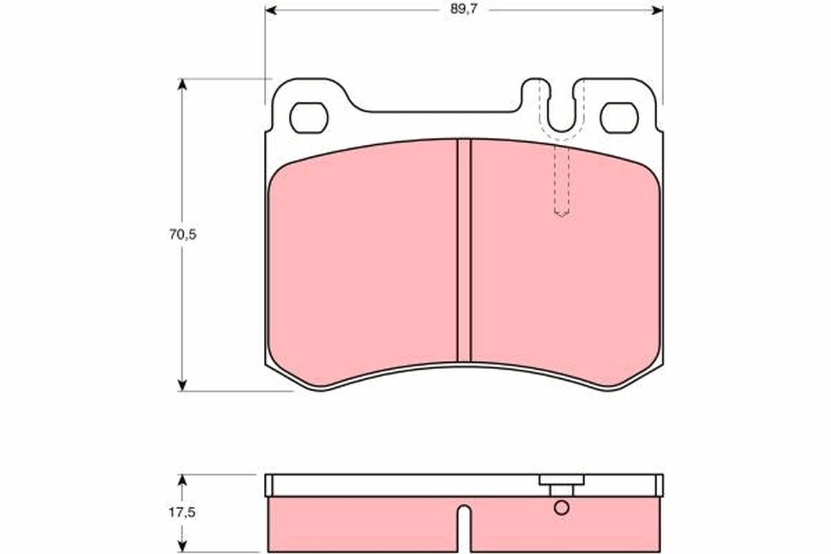 Brake Pad Set, disc brake GDB929
