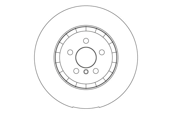Brake Disc TRW SINGLE DF6636S