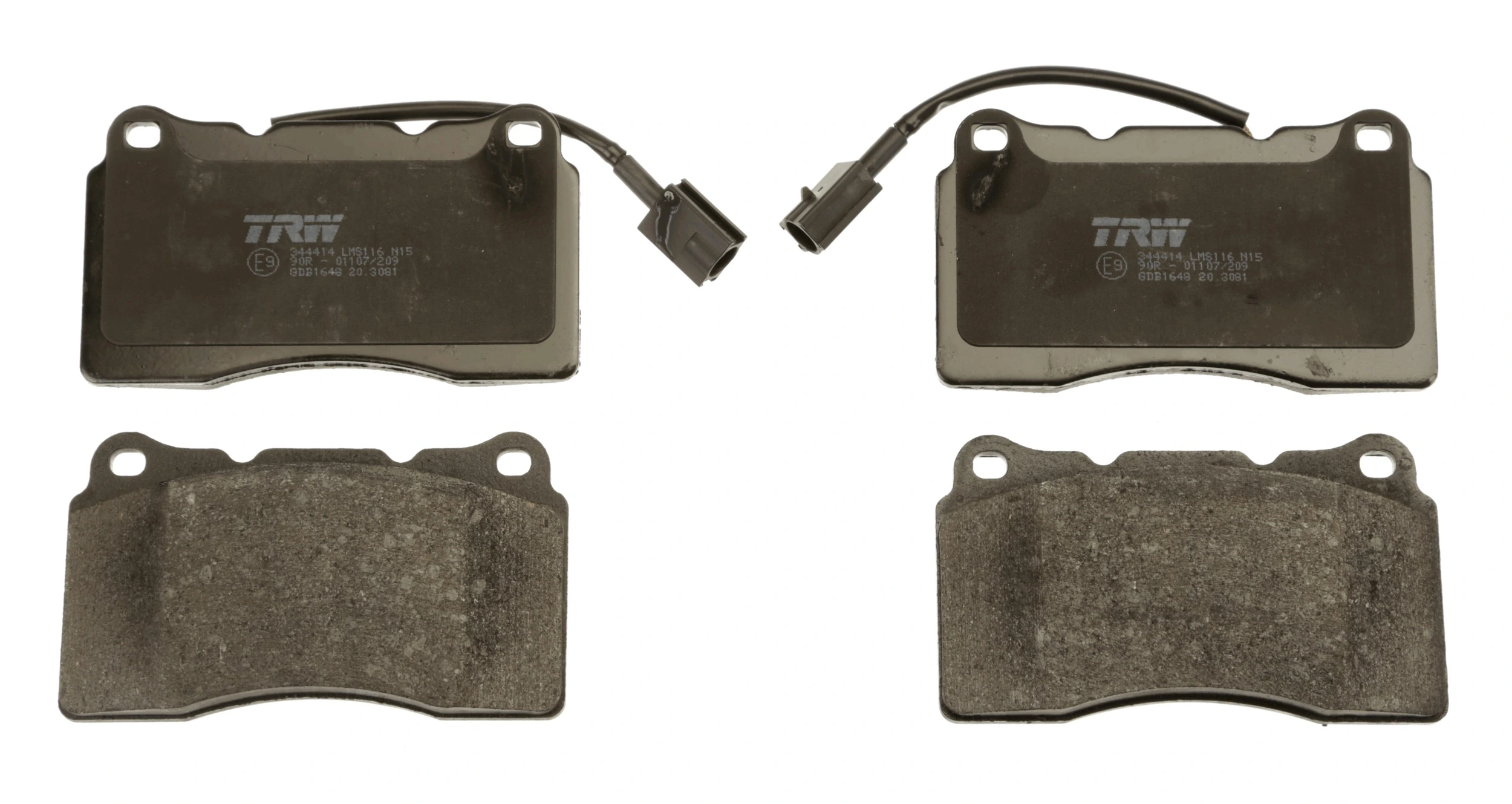 Brake Pad Set, disc brake COTEC GDB1648