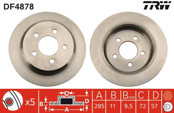 Brake Disc DF4878