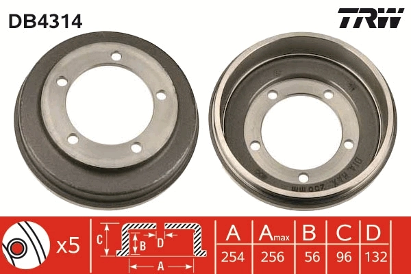 Brake Drum DB4314