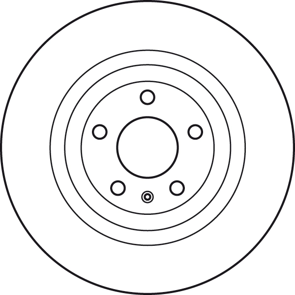 Brake Disc TRW SINGLE DF4818S