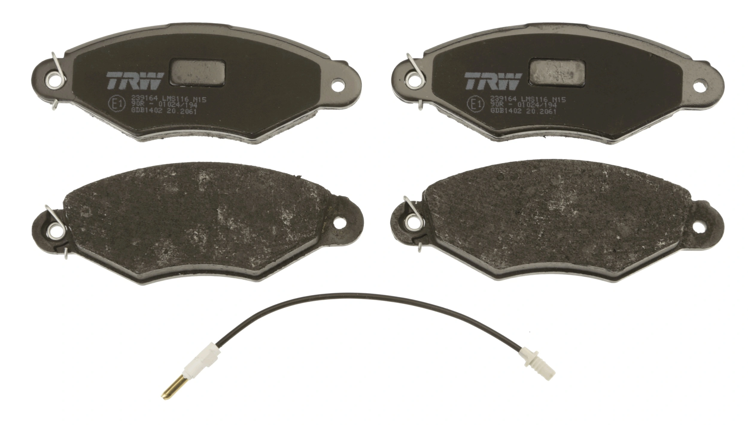 Brake Pad Set, disc brake COTEC GDB1402