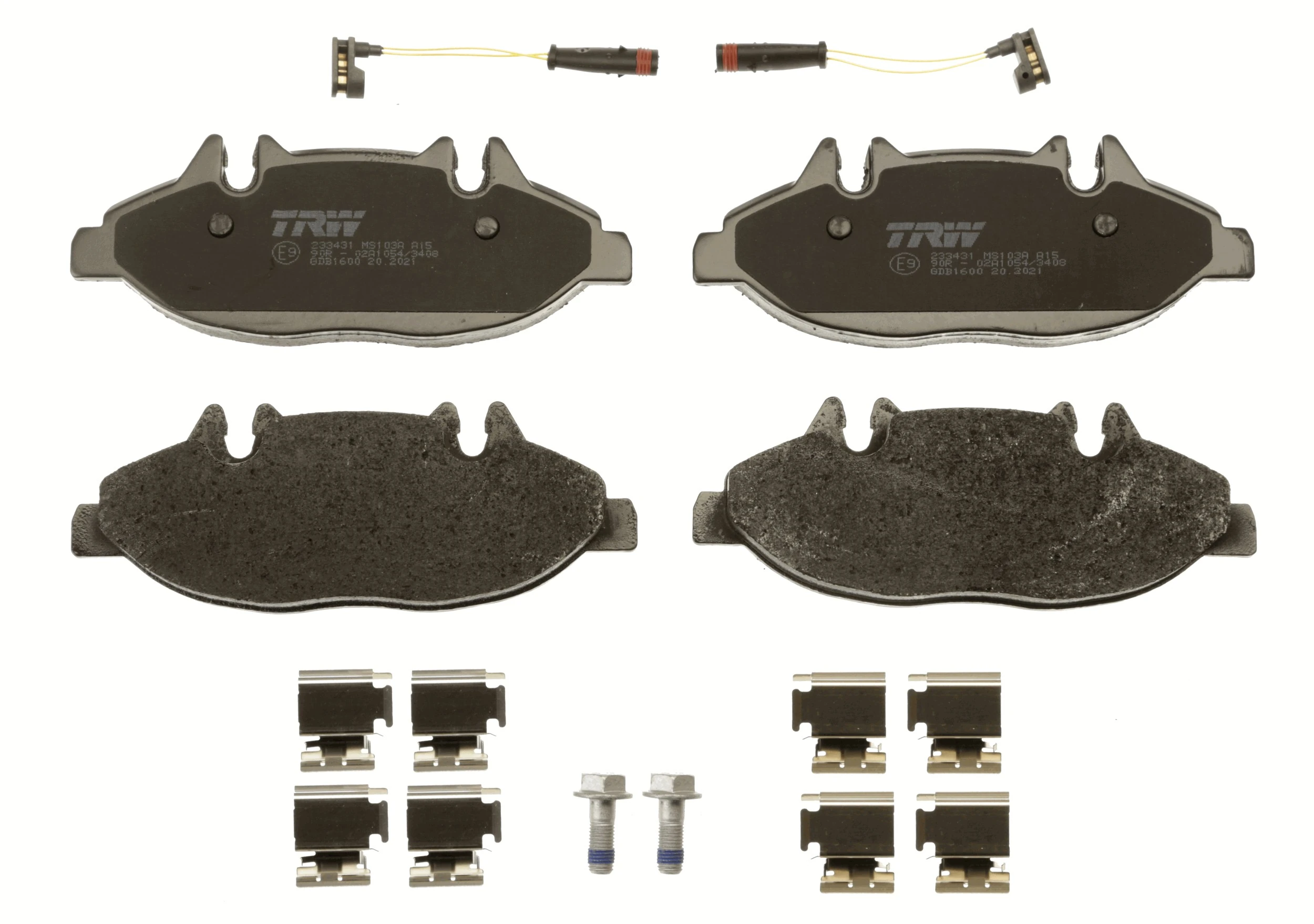 Brake Pad Set, disc brake COTEC GDB1600