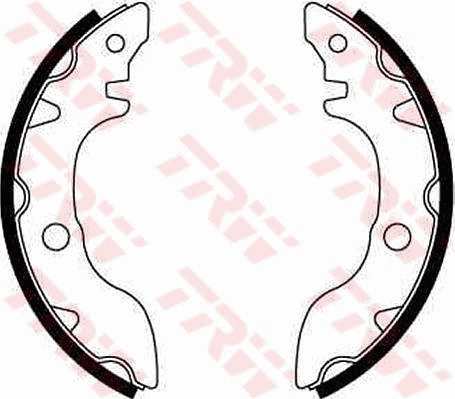 TRW GS8293 Brake Shoe Set