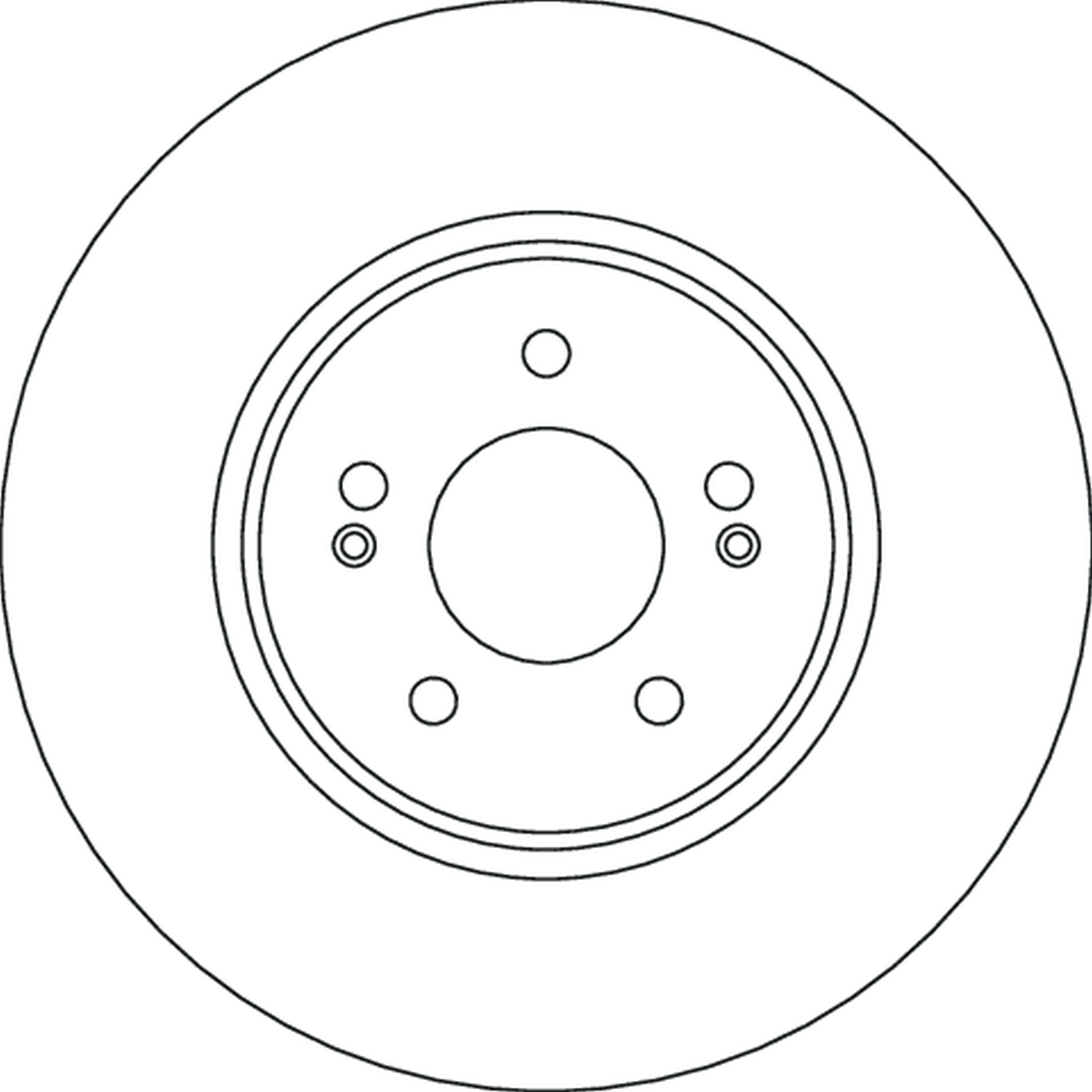 Brake Disc TRW SINGLE DF6829S