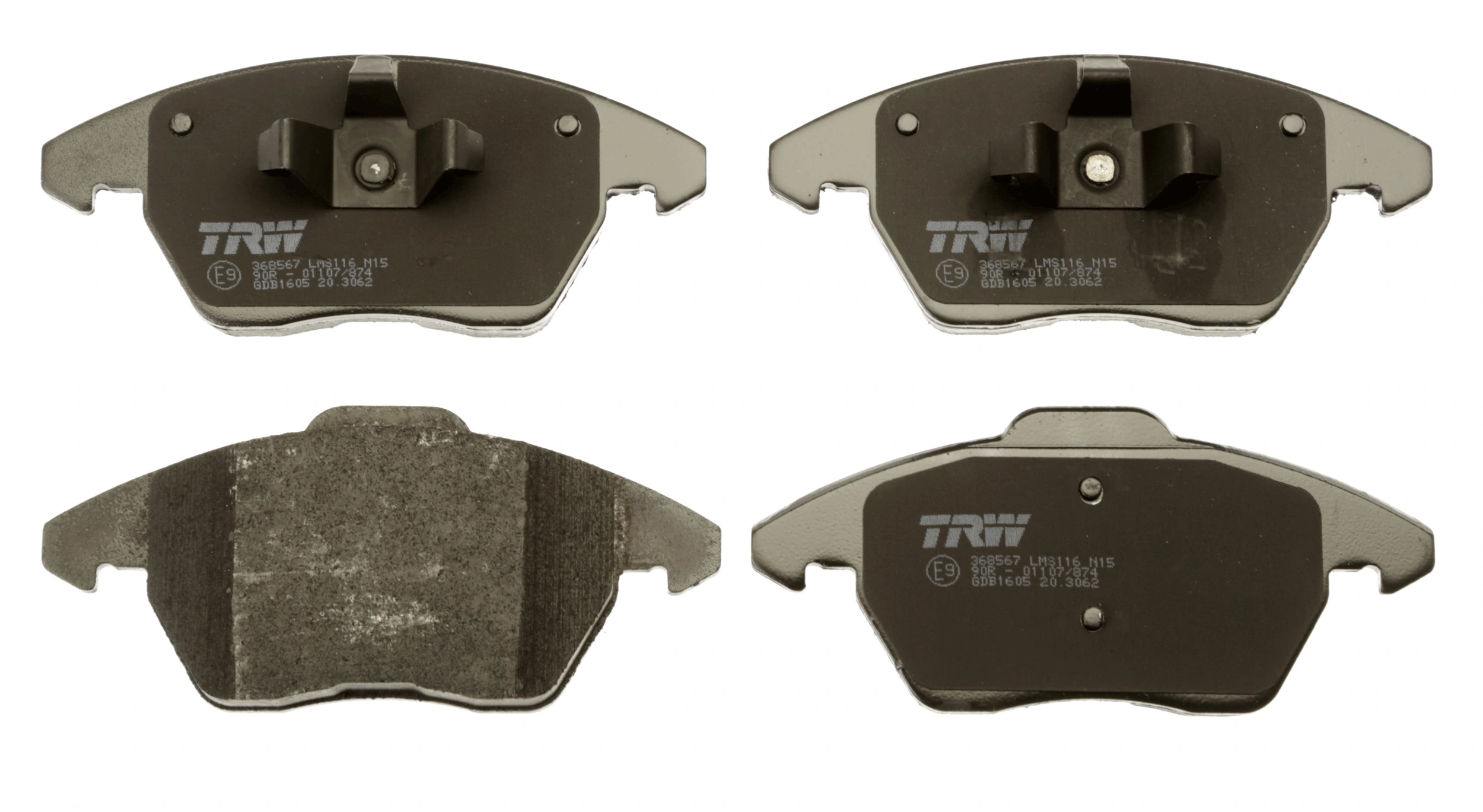 Brake Pad Set, disc brake COTEC GDB1605