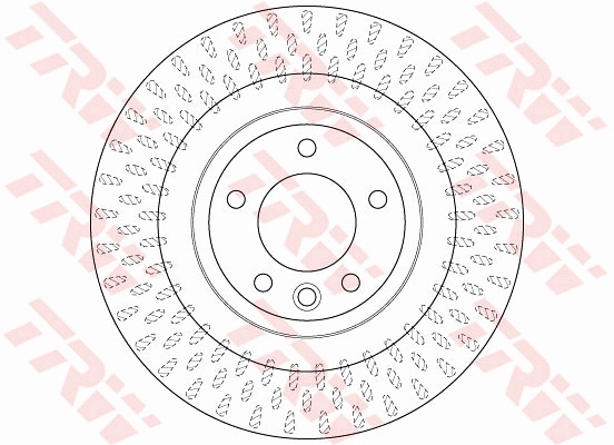 Brake Disc TRW SINGLE DF6528S