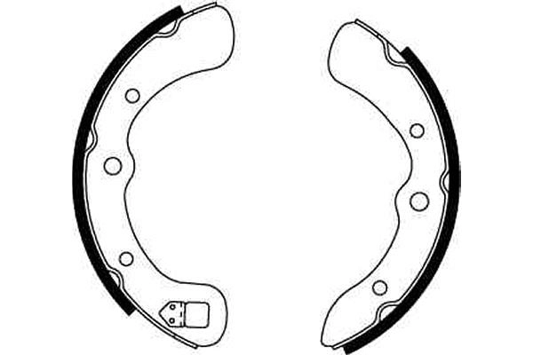 TRW GS8139 Brake Shoe Set