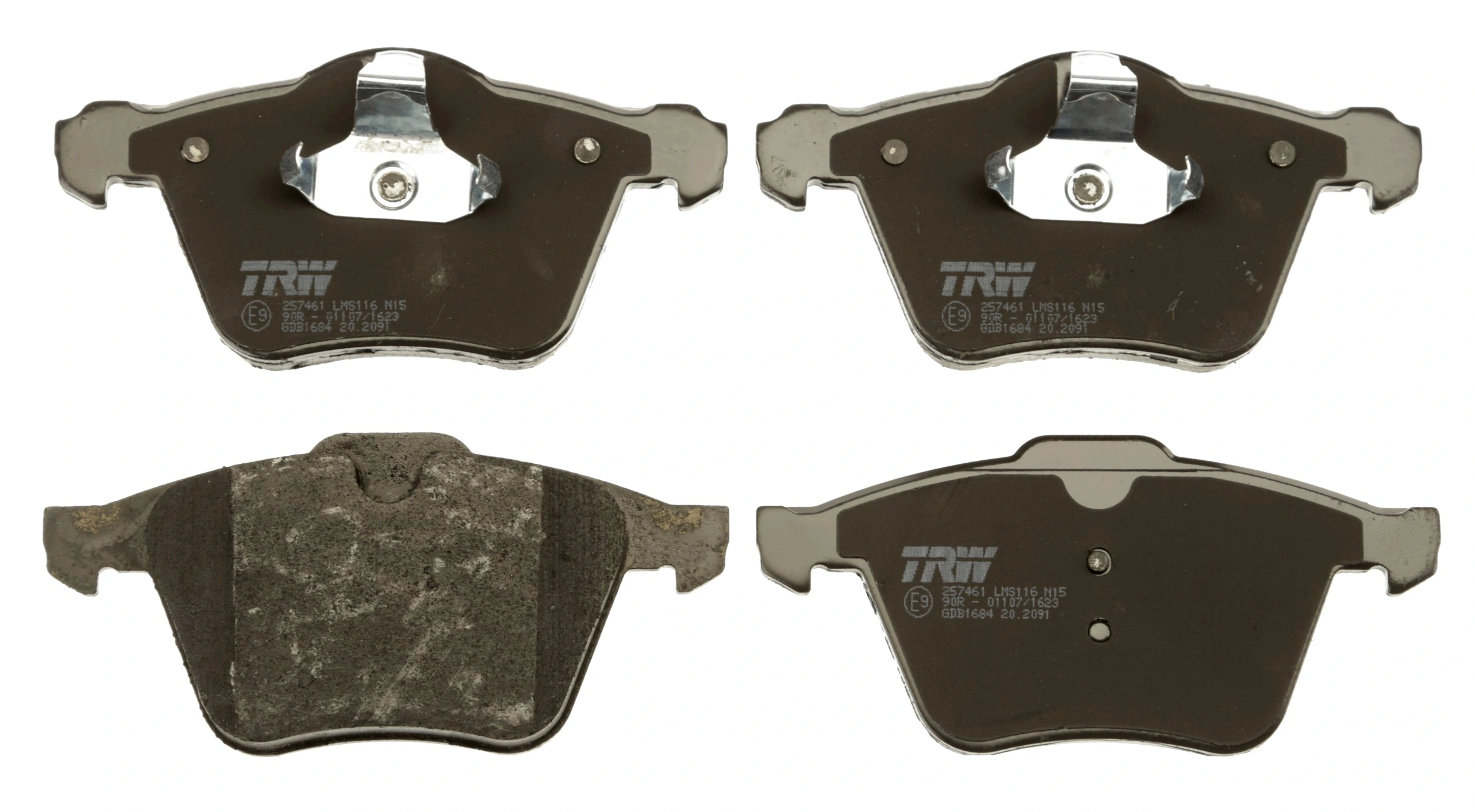Brake Pad Set, disc brake COTEC GDB1684