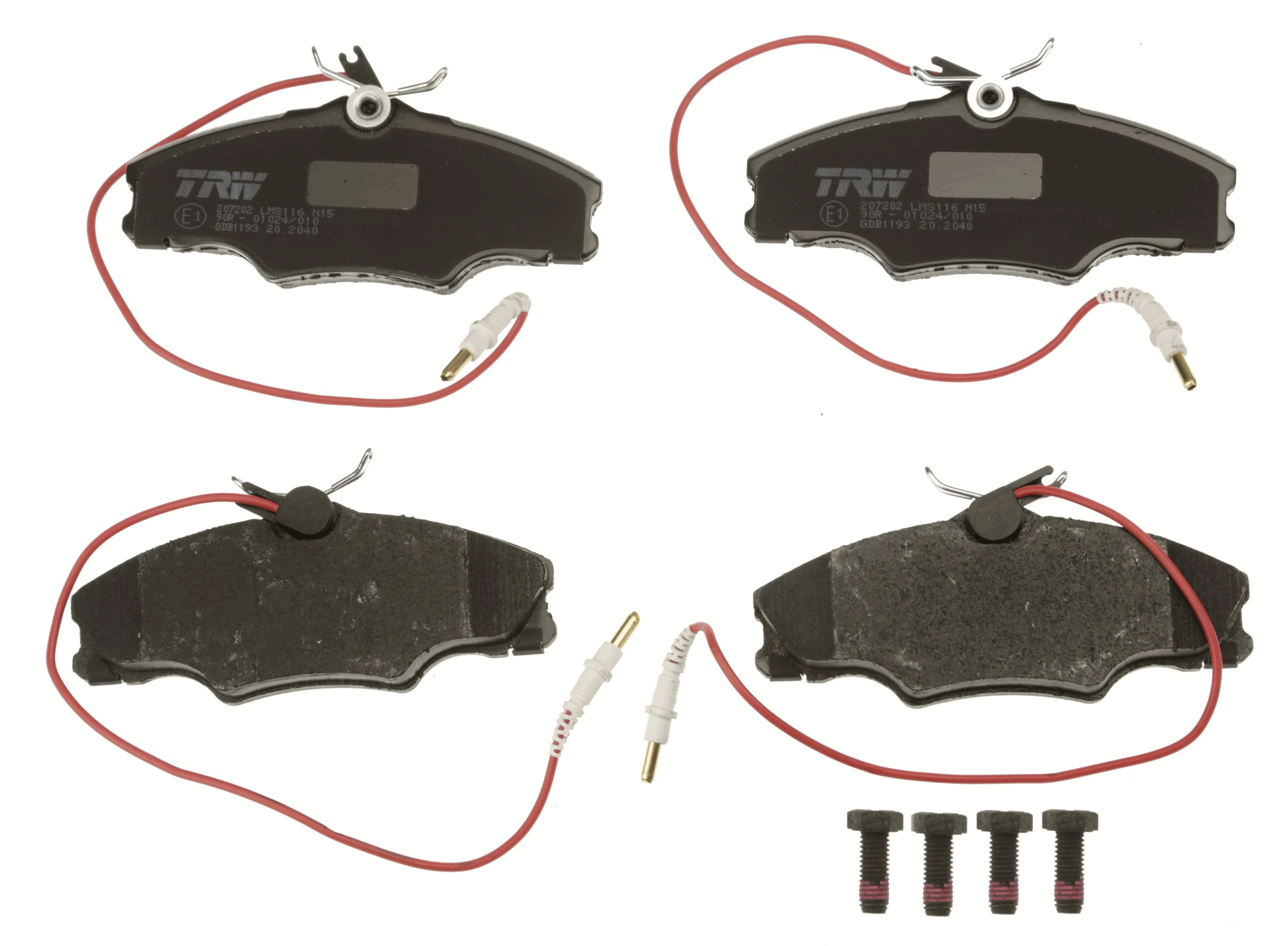 Brake Pad Set, disc brake COTEC GDB1193