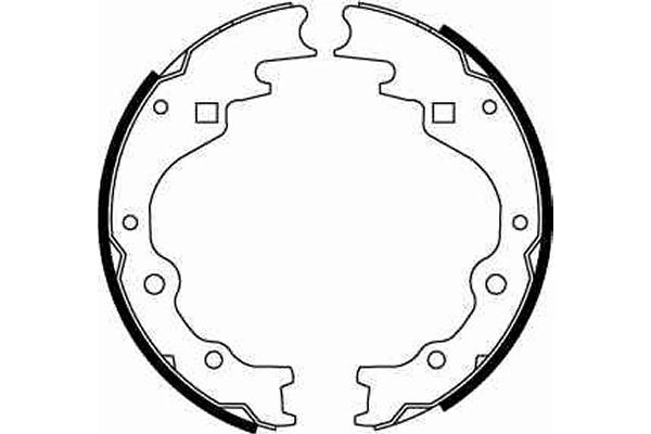 Brake Shoe Set GS8523