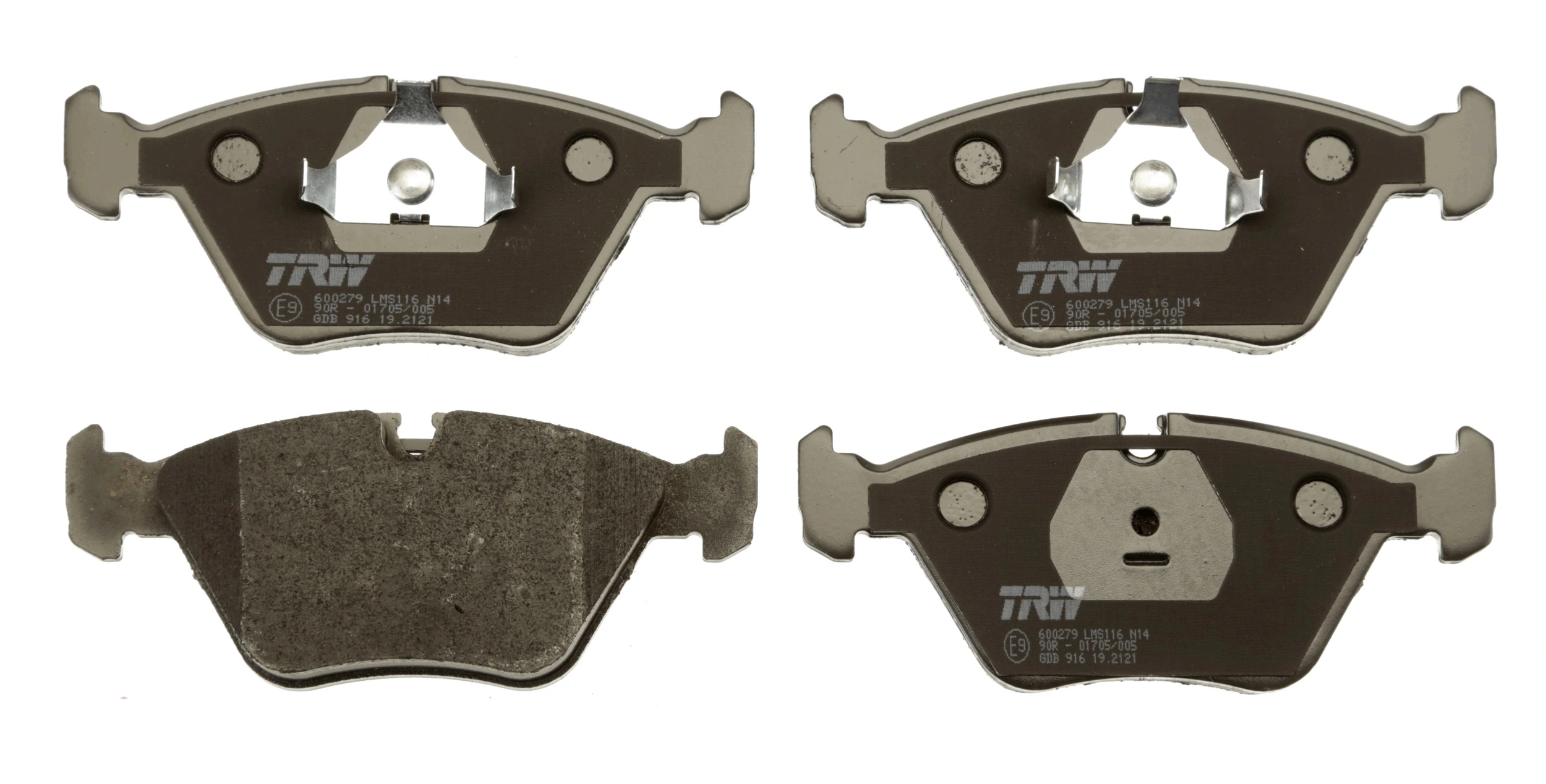 Brake Pad Set, disc brake COTEC GDB916