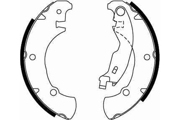 Brake Shoe Set GS8654