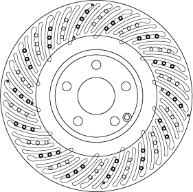Brake Disc TRW SINGLE DF6674S