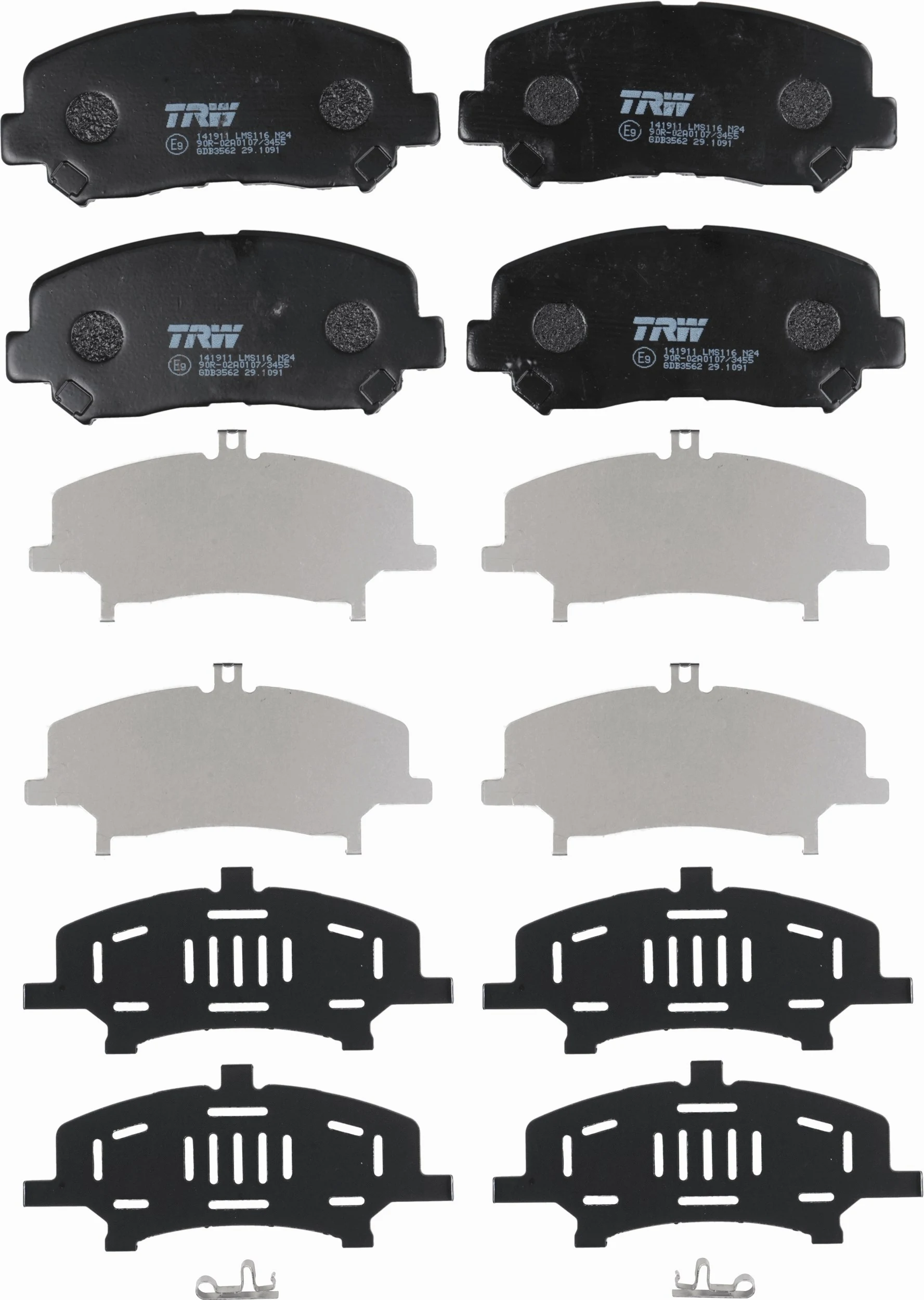 Brake Pad Set, disc brake GDB3562
