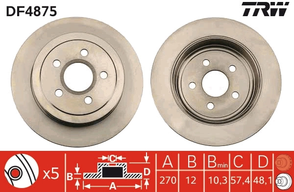 Brake Disc DF4875