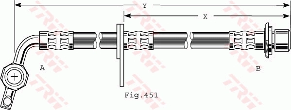 TRW PHD477 Brake Hose