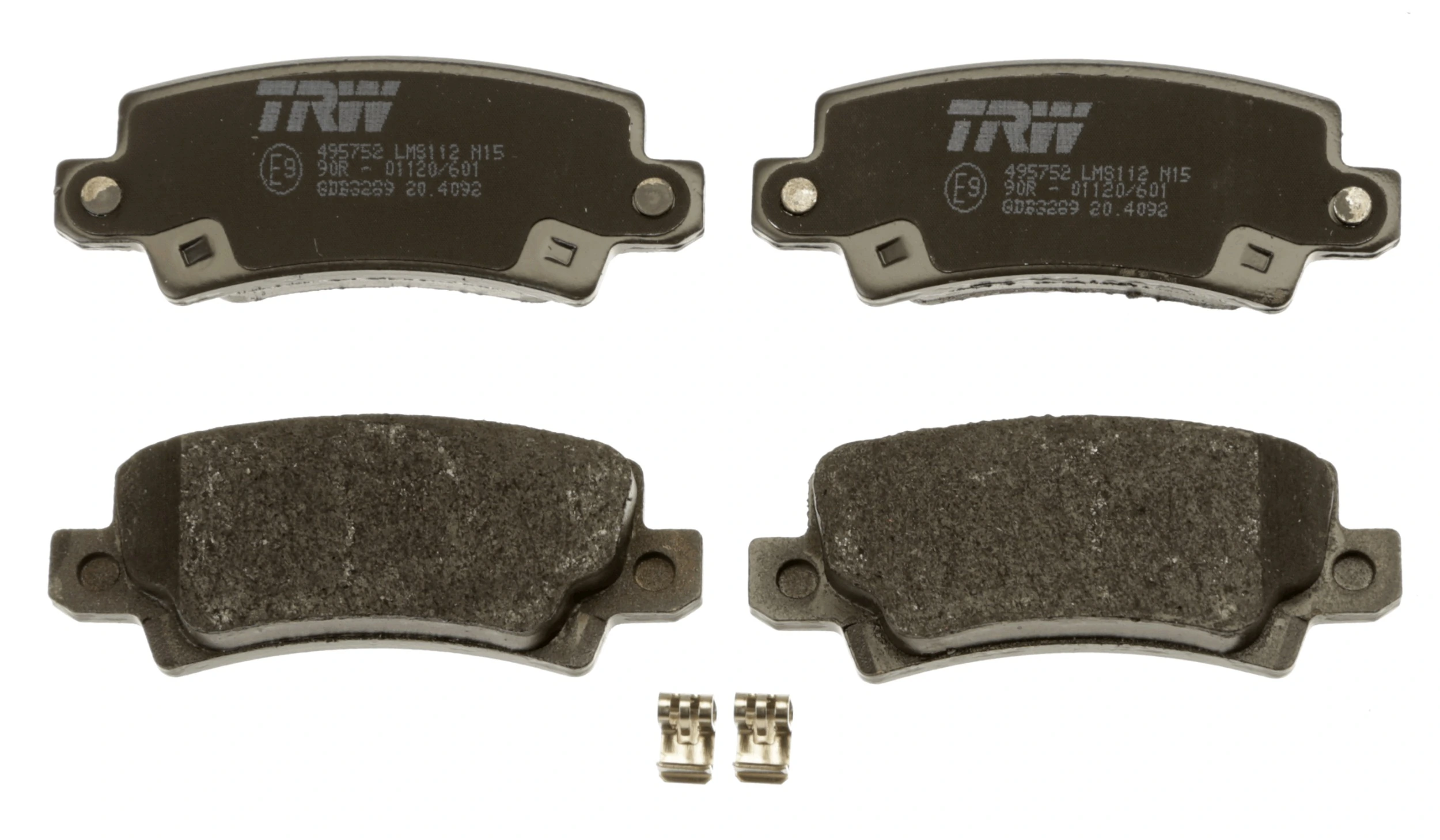 Brake Pad Set, disc brake COTEC GDB3289