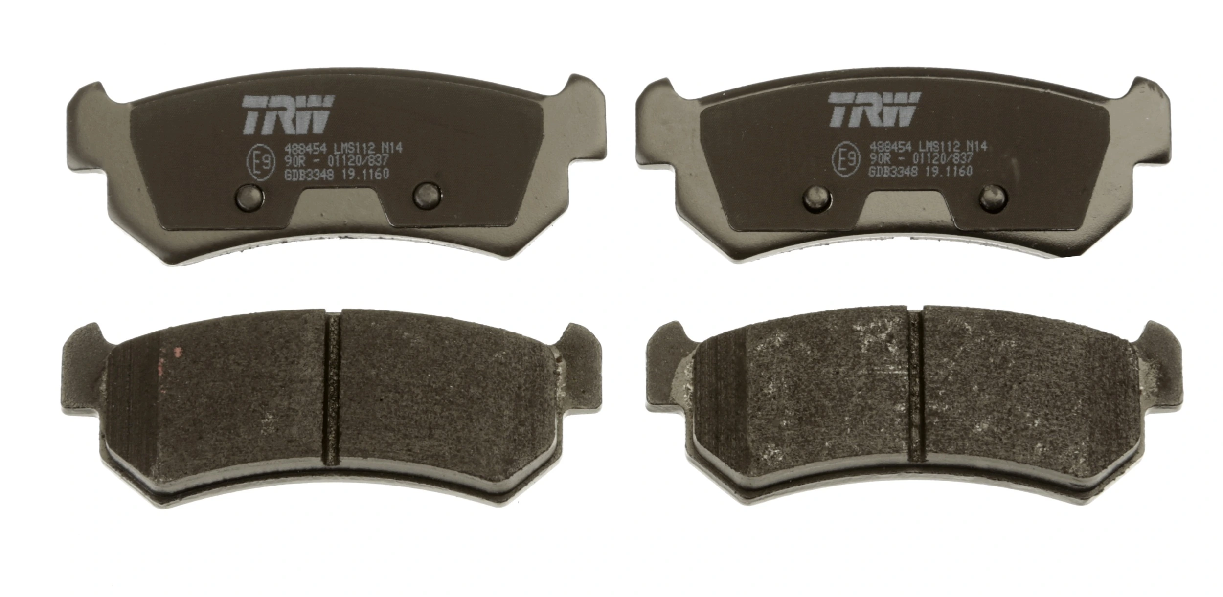 Brake Pad Set, disc brake COTEC GDB3348
