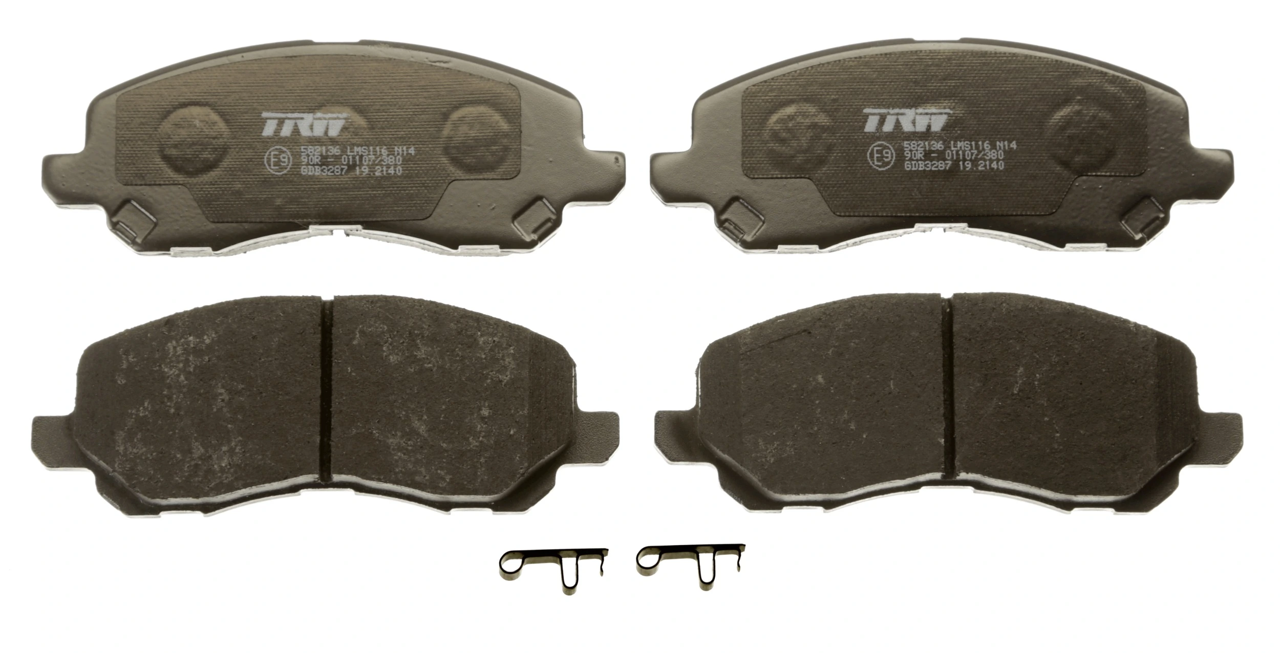 Brake Pad Set, disc brake COTEC GDB3287