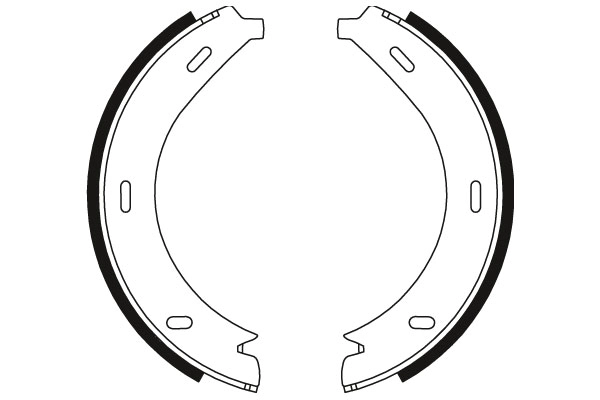 Brake Shoe Set, parking brake GS8688