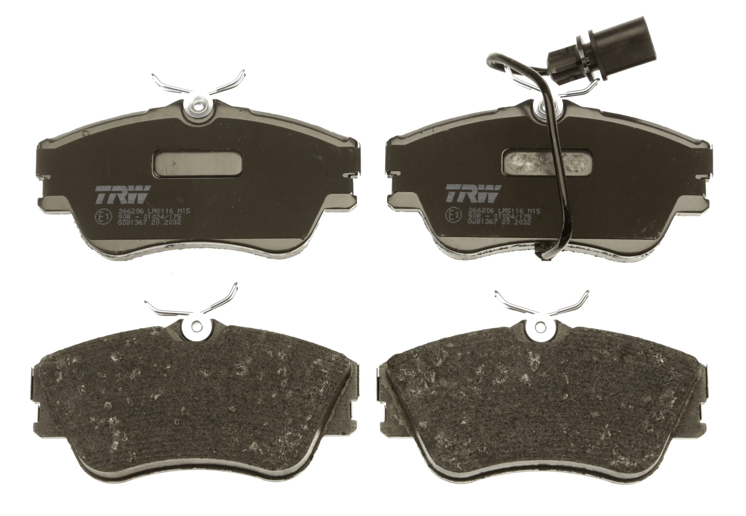 Brake Pad Set, disc brake COTEC GDB1367