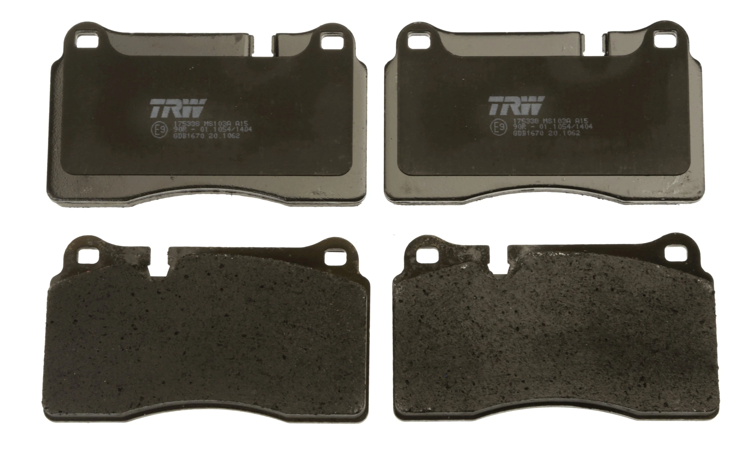 Brake Pad Set, disc brake COTEC GDB1670