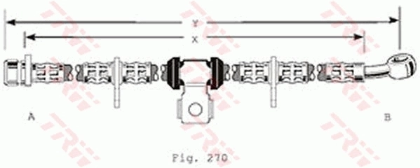 TRW PHD195 Brake Hose