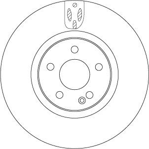 Bremsscheibe TRW SINGLE DF6744S