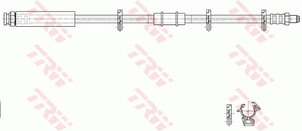 TRW PHB291 Brake Hose