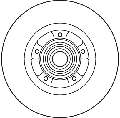 Disco de freno TRW SINGLE DF6044BS