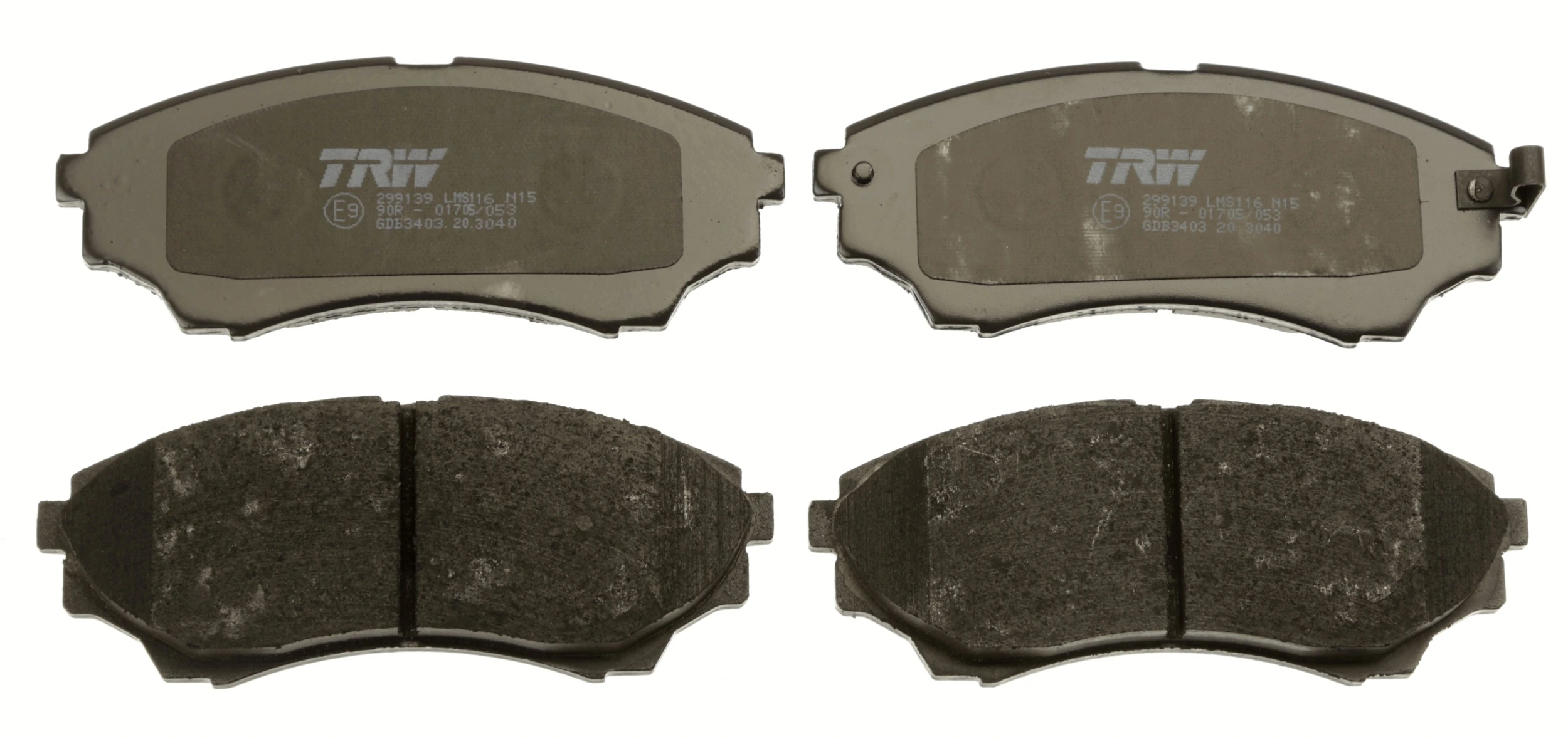 Brake Pad Set, disc brake COTEC GDB3403