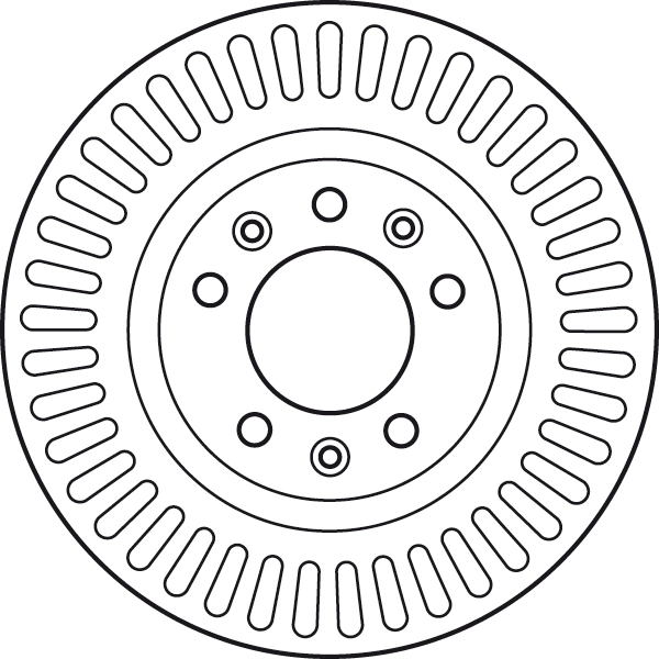 Brake Disc TRW SINGLE DF6020S