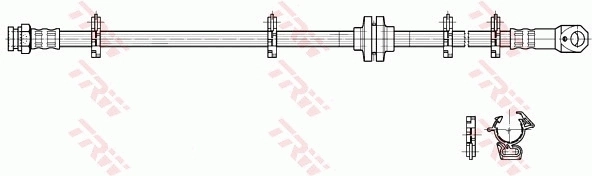 TRW PHD266 Brake Hose