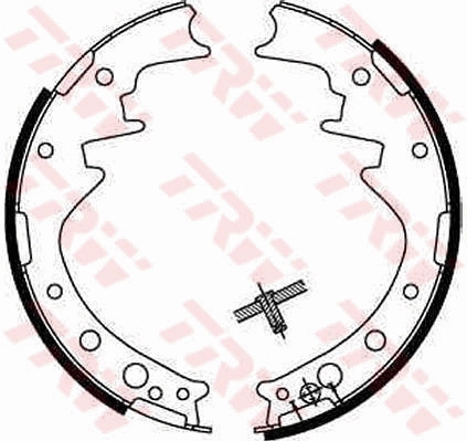 TRW GS8170 Brake Shoe Set