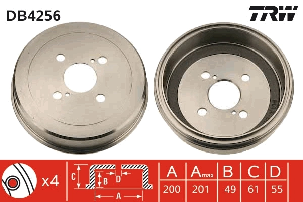 Brake Drum DB4256