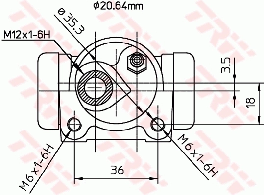 TRW BWF159 Wheel Brake Cylinder