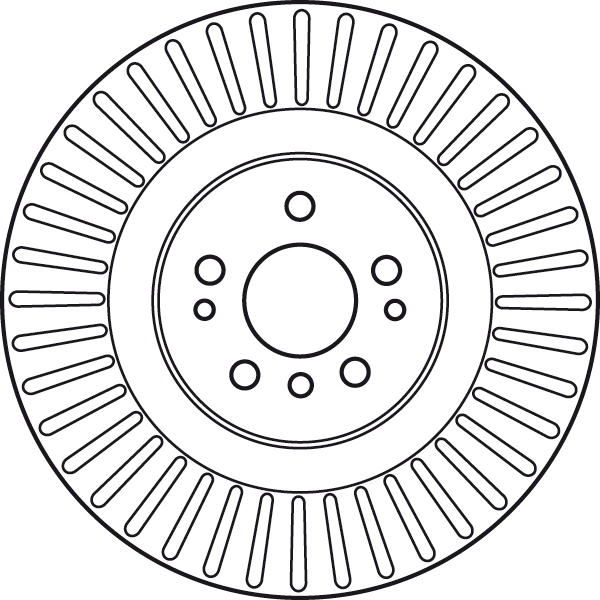 Brake Disc TRW SINGLE DF6013S