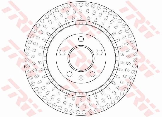 Brake Disc TRW SINGLE DF6175S