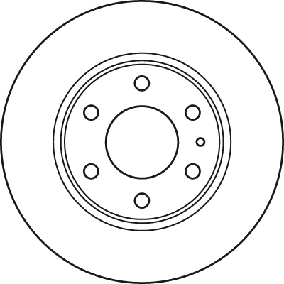Brake Disc TRW SINGLE DF4988S