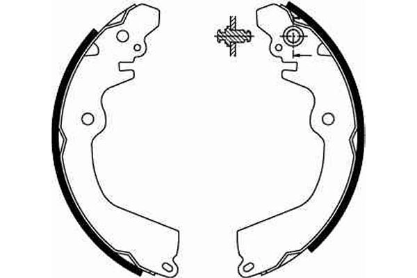 Brake Shoe Set GS8666