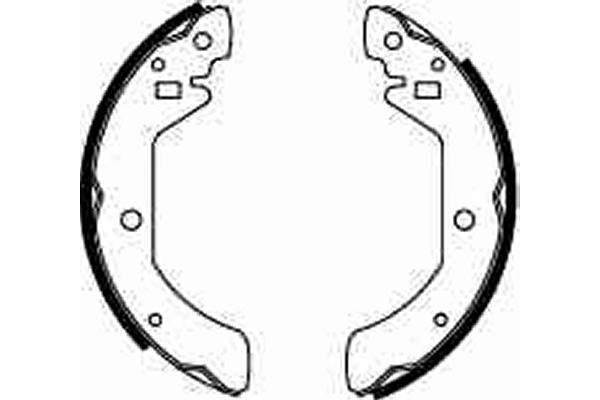 TRW GS8111 Brake Shoe Set